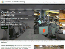 Tablet Screenshot of carolinatextile.com